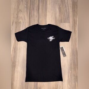Trendy Black Short Sleeve Tee